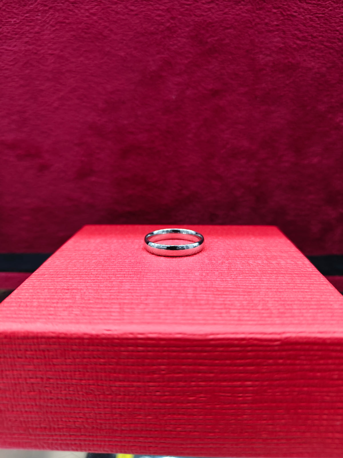 Plain Band Silver Ring
