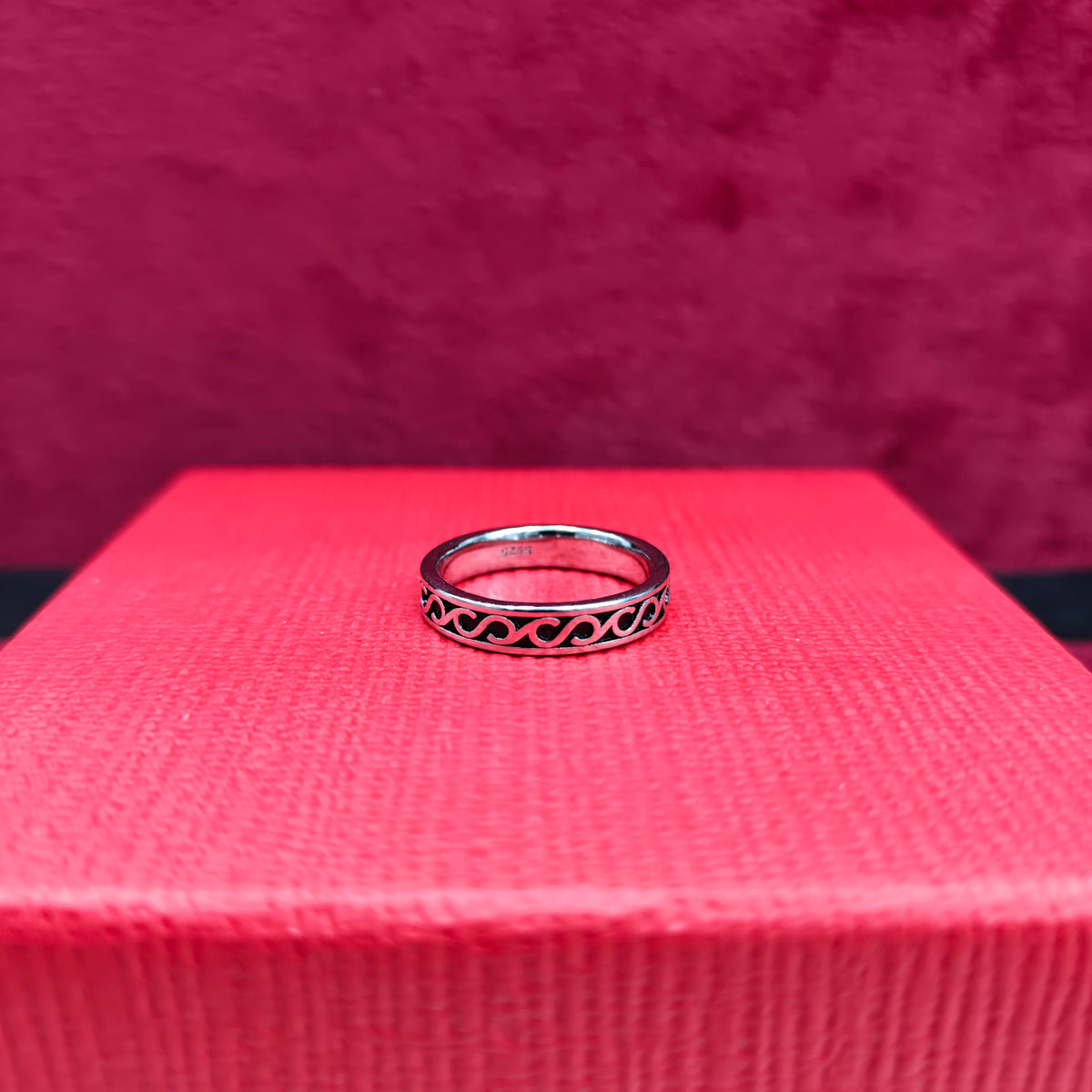 Wave Designer Silver Ring
