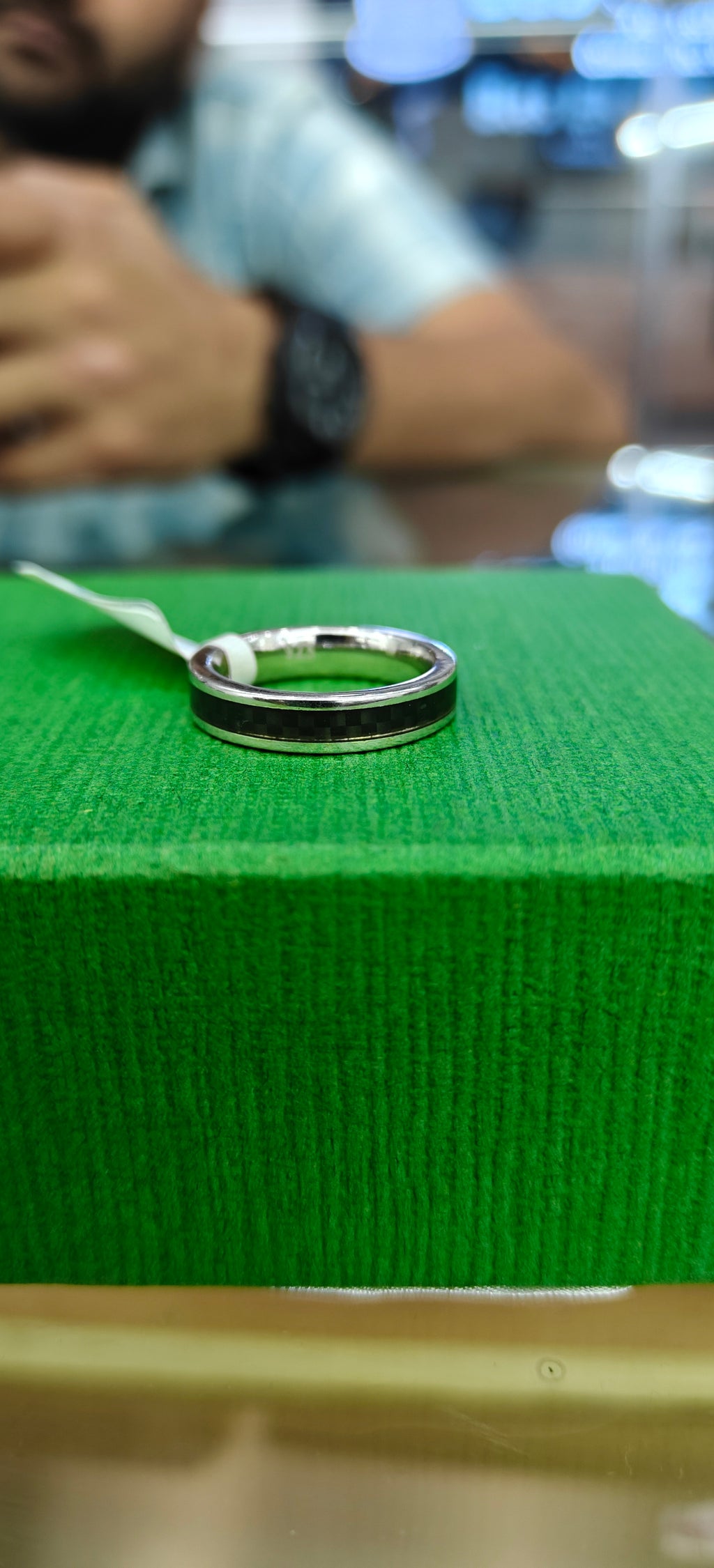 Black Edge Classic Silver Ring