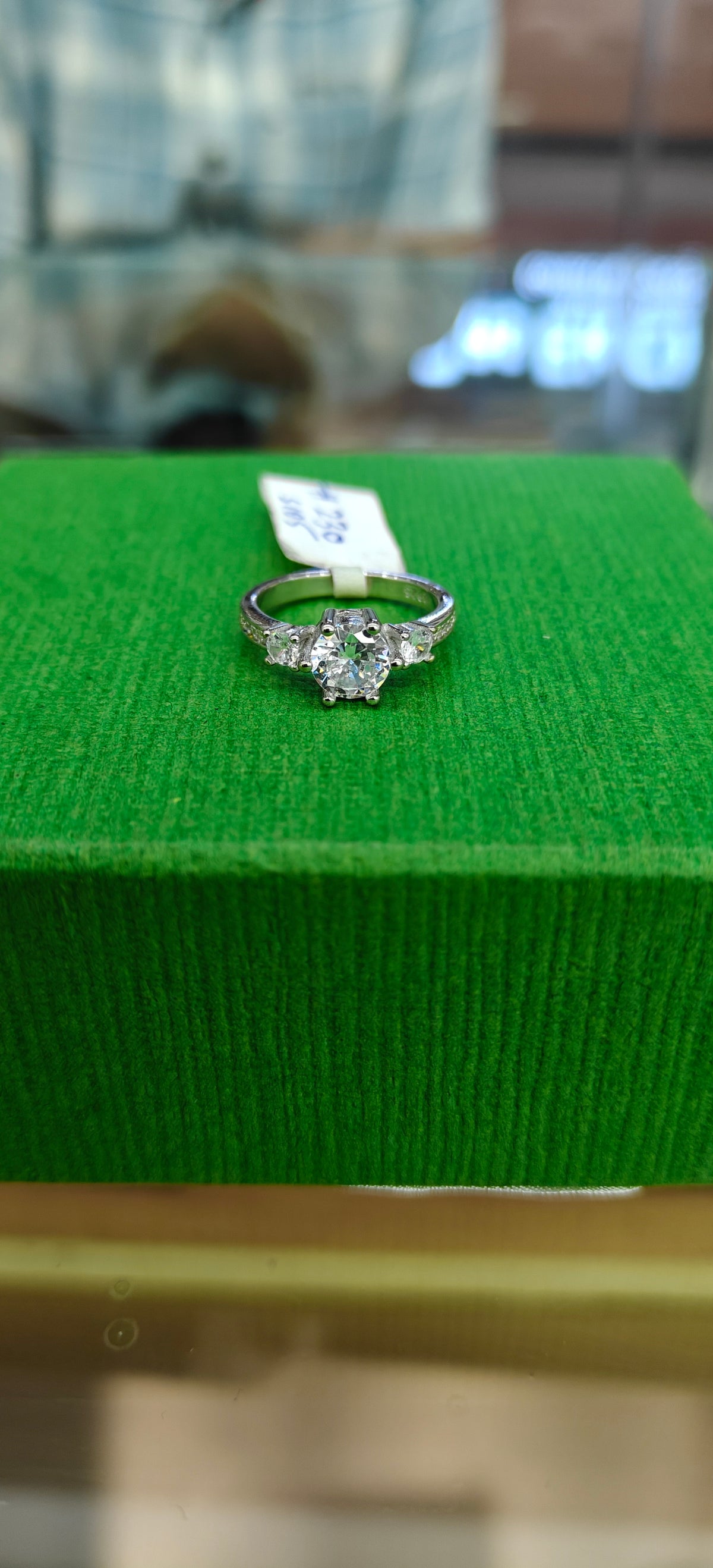 Radiant Grace Solitaire Ring