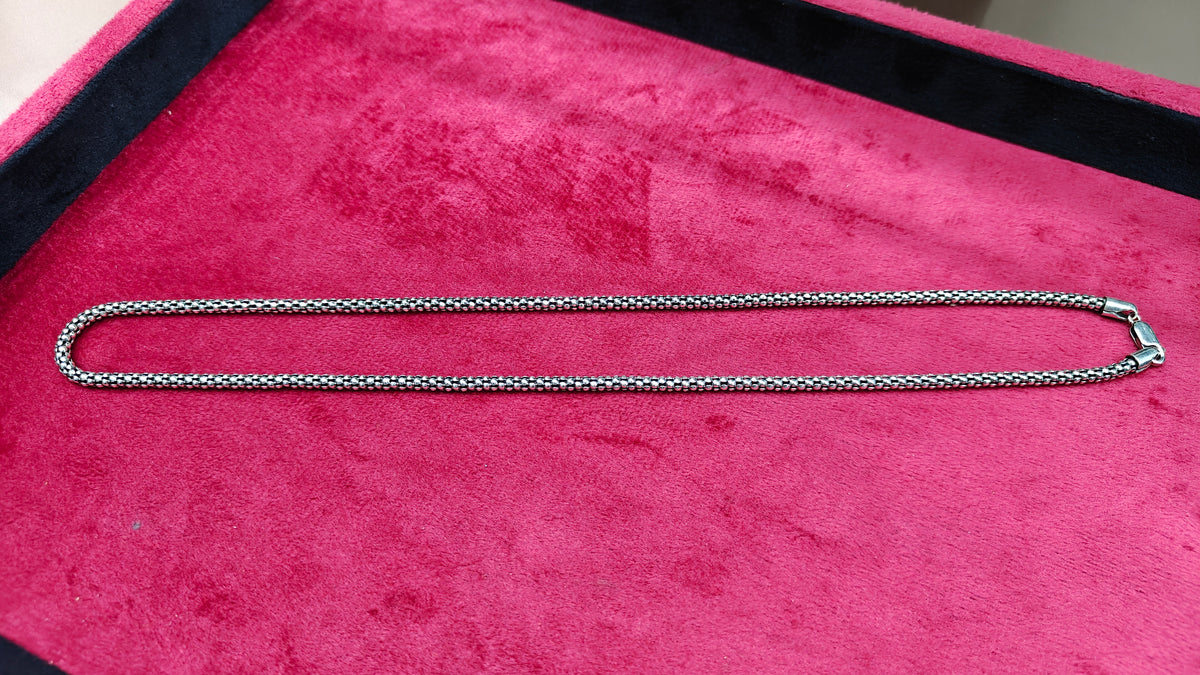 Bead Ball Silver Chain