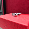 Solitaire-Style Silver Ring