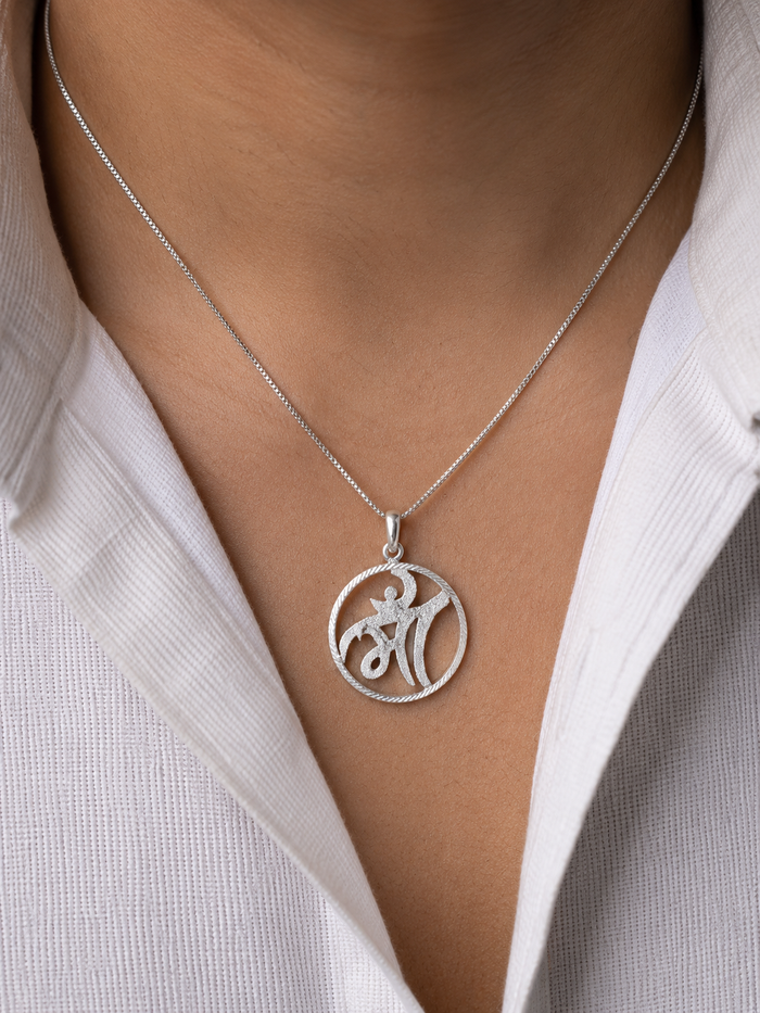 Maa Silver Pendant