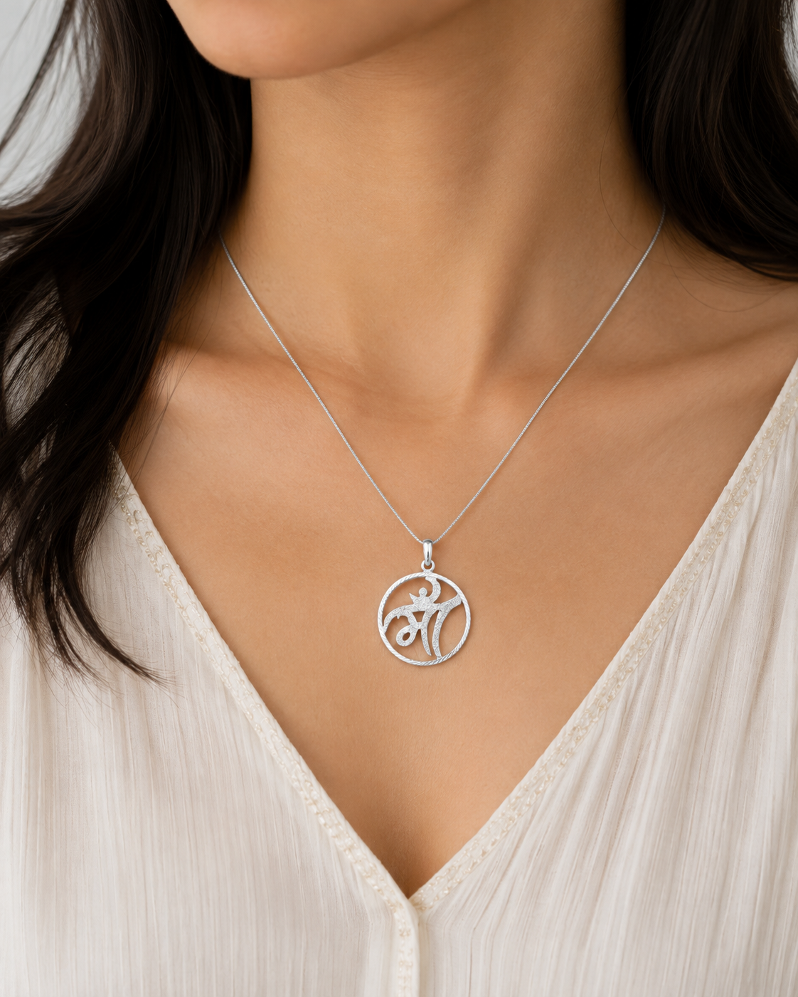 Maa Silver Pendant