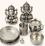 Sample Laxmi-Ganesh puja idol set