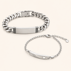 Sample silver-toned chain bracelet