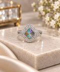 Floral Silver Ring