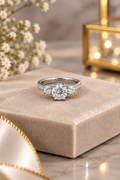Radiant Grace Solitaire Ring