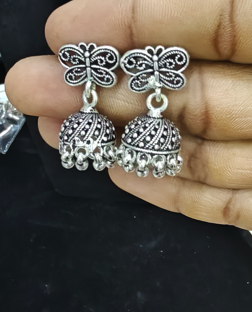 Oxidized Jhumka