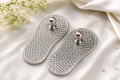 1.2" Silver Charan Paduka for Idol