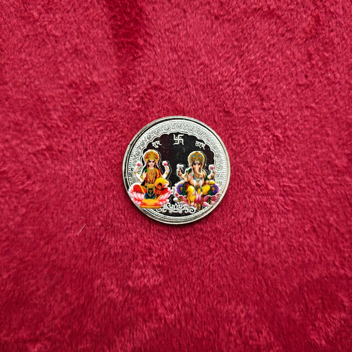 999 Shree Lakshmi Ganesh Coin - Approx. 5 Gm