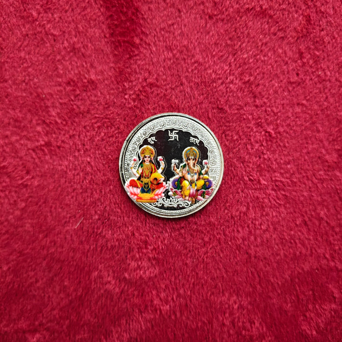 999 Shree Lakshmi Ganesh Coin - Approx. 5 Gm