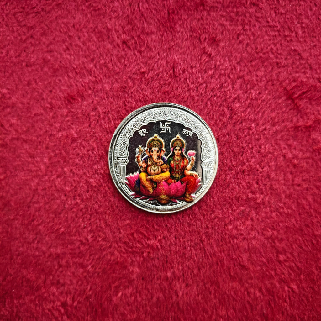 5 Gram 999 Lakshmi Ganesh Shubh Labh Coin