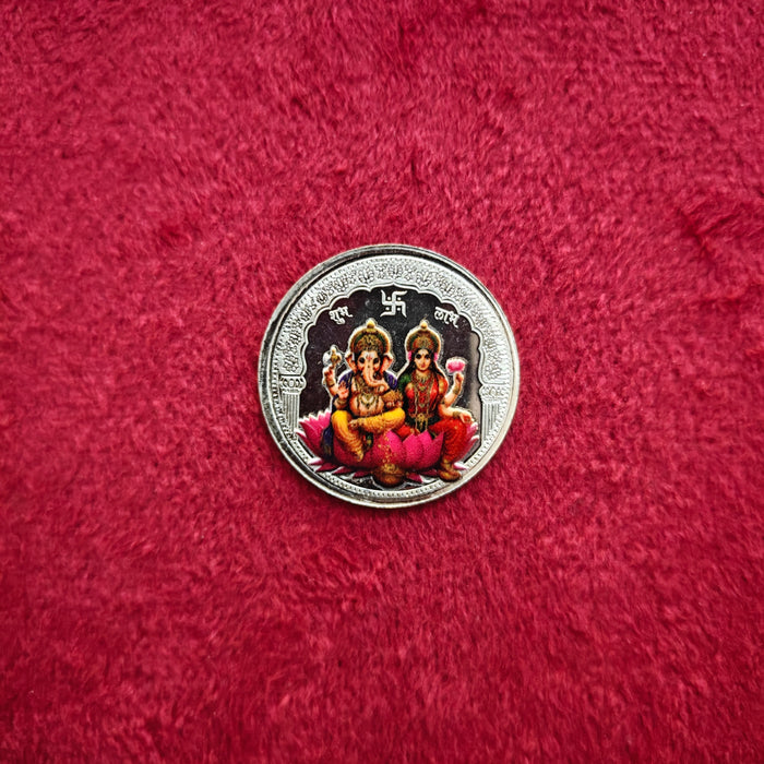 5 Gram 999 Lakshmi Ganesh Shubh Labh Coin