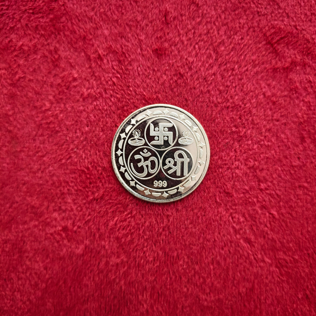 5 Gram 999 Lakshmi Ganesh Shubh Labh Coin