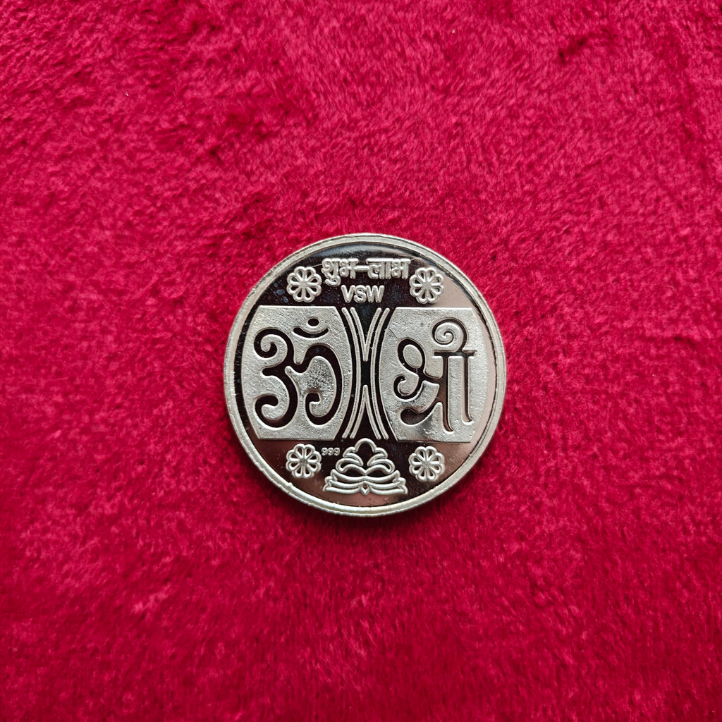 20 Gram 999 Shubh Labh Lakshmi Ganesh Silver Coin