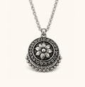 Sample oxidized silver pendant necklace