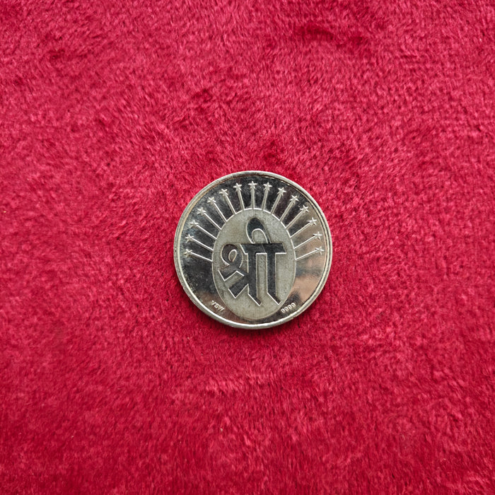 10 Gram 999 Shree Lakshmi Ganesh Silver Coin